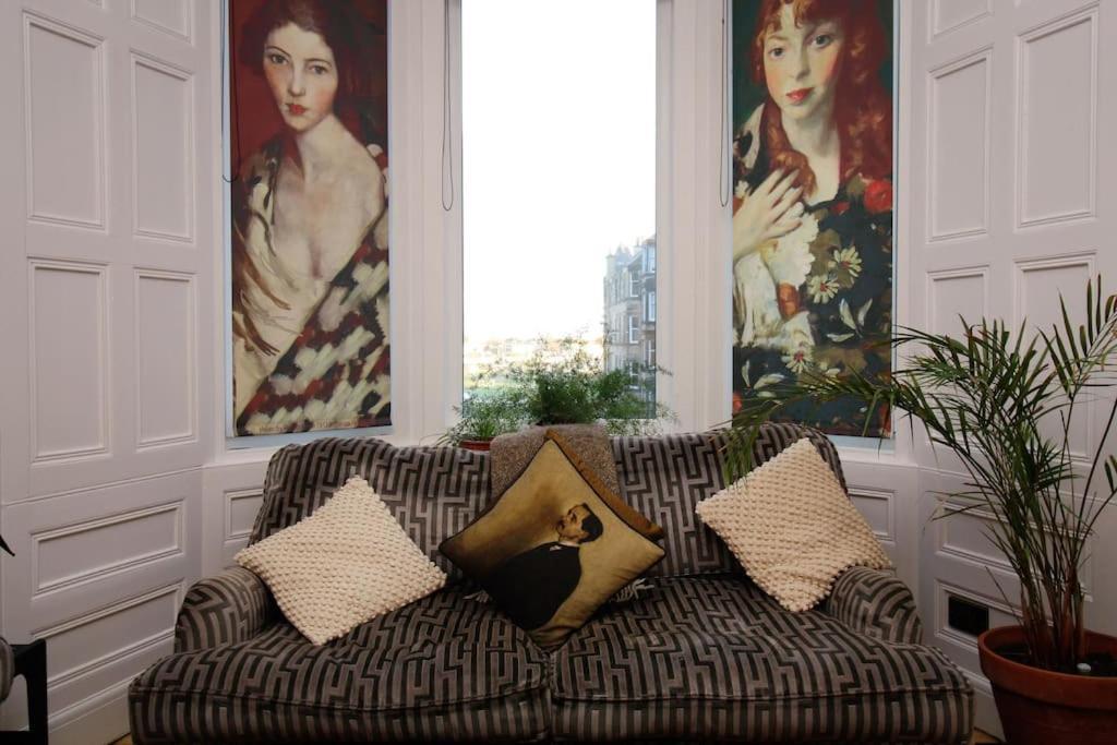 에든버러 Holyrood Park: Lush & Arty 2 Double Bed Flat 아파트 외부 사진
